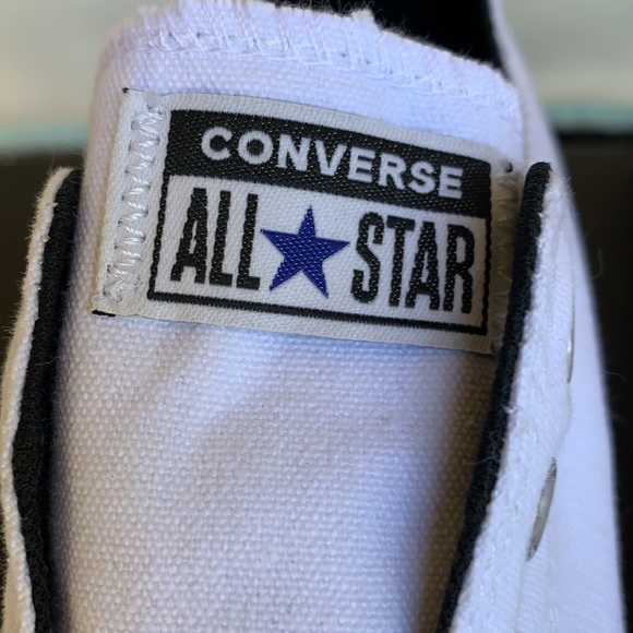 CONVERSE CTAS OX WHITE/BLUE/WHITE MEN’S - Picture 11 of 15